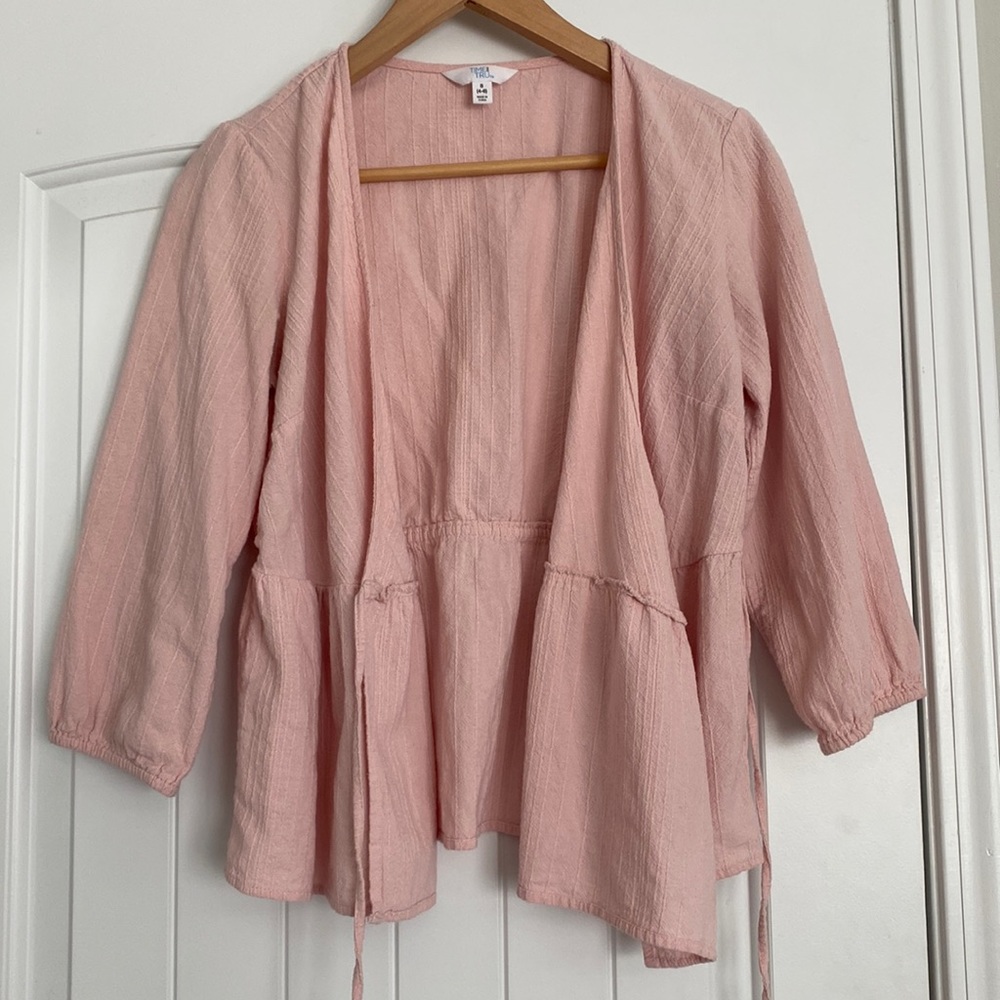 Time and Tru Pink Sweater